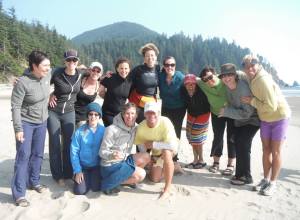 Our Group with Northwest Women's Surf Camp 