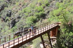 Super hikers made it to the bridge! 